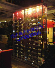 綠色家具 不銹鋼多層展示不銹鋼酒架 藝術(shù)性不銹鋼雙開恒溫冷藏柜